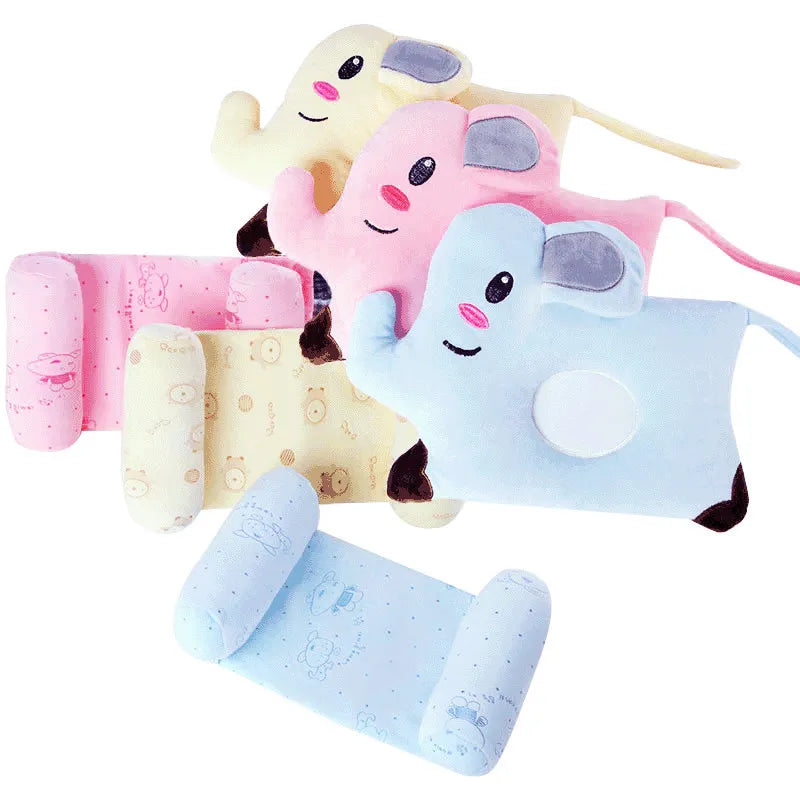 Maliben | Baby Sleep Positioning Pillow Set – Breathable Anti-Roll Pillow