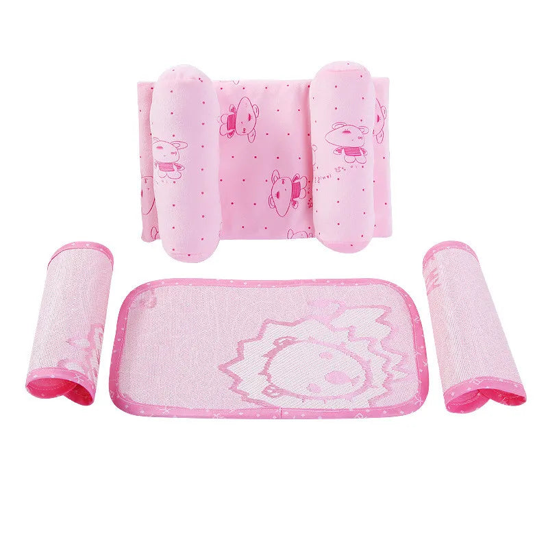 Maliben | Baby Sleep Positioning Pillow Set – Breathable Anti-Roll Pillow