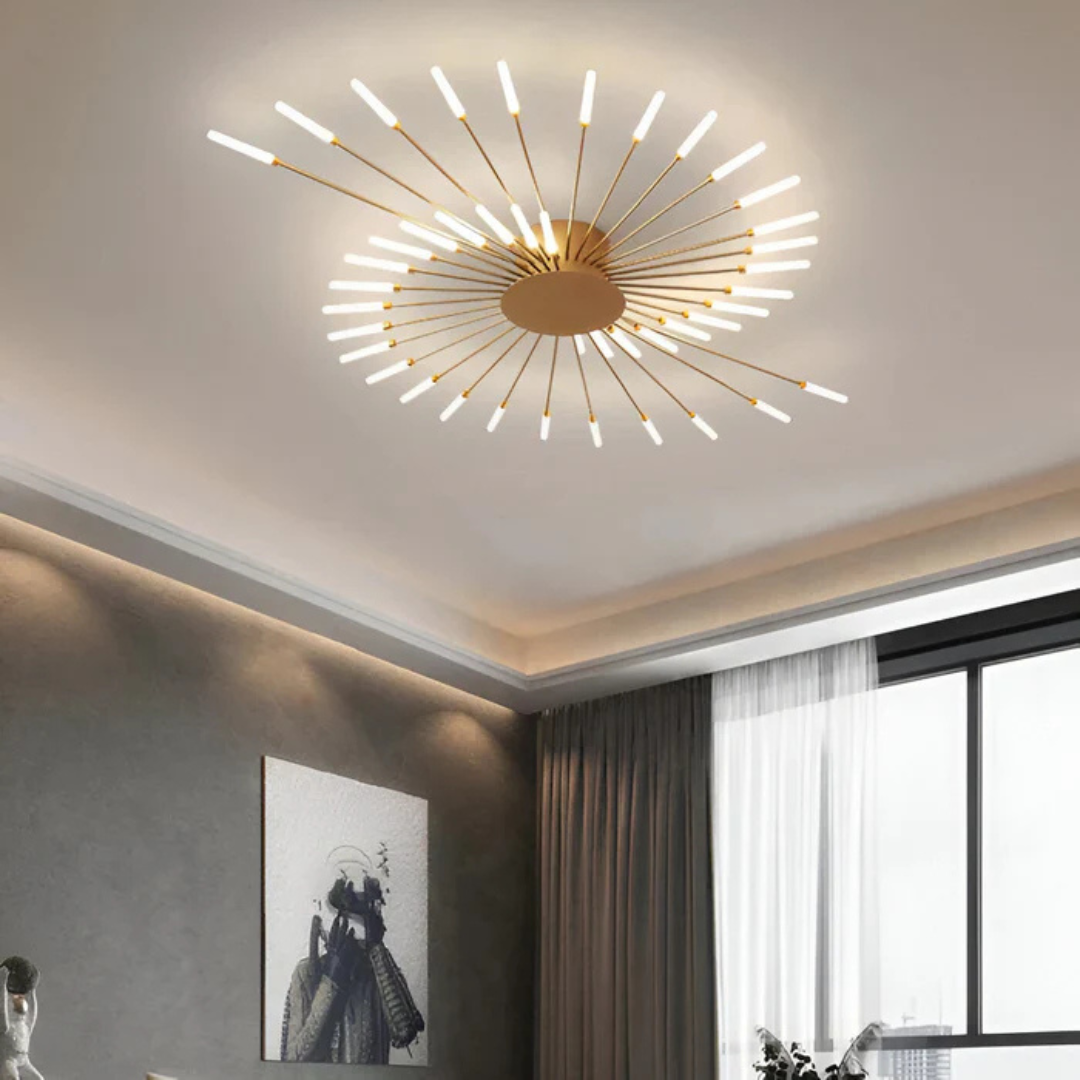 Maliben | Luxury Led Ceiling Lamp | Stylish Ceiling Fixture For Living Room