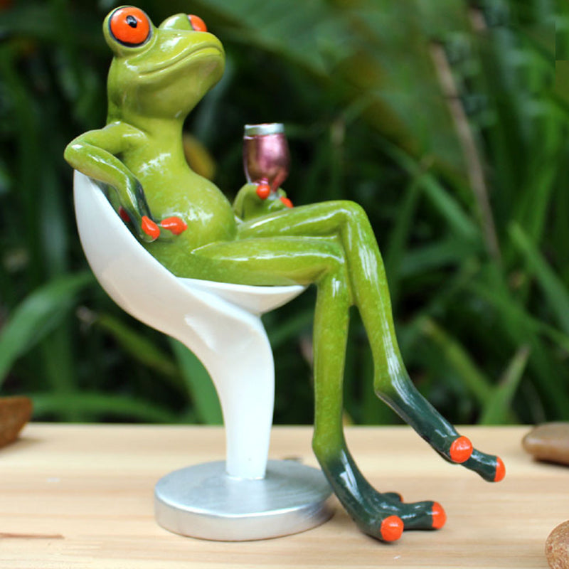 Maliben | Festival Frog Resin Crafts Frog Pastoral Ornament