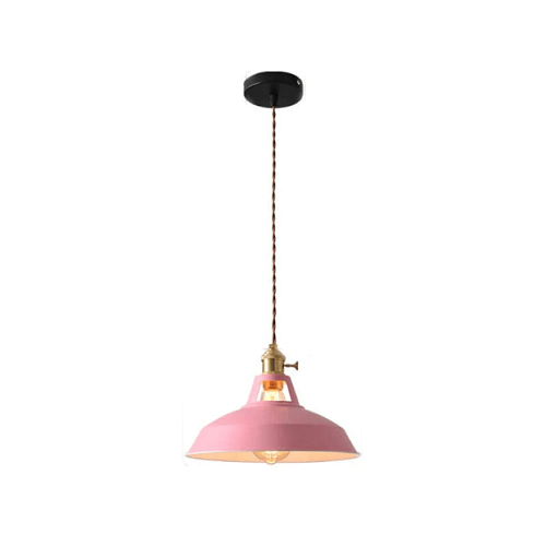 Maliben | Vintage Pastel Pendant Lamp - Metallic Elegance - Soft Ambiance