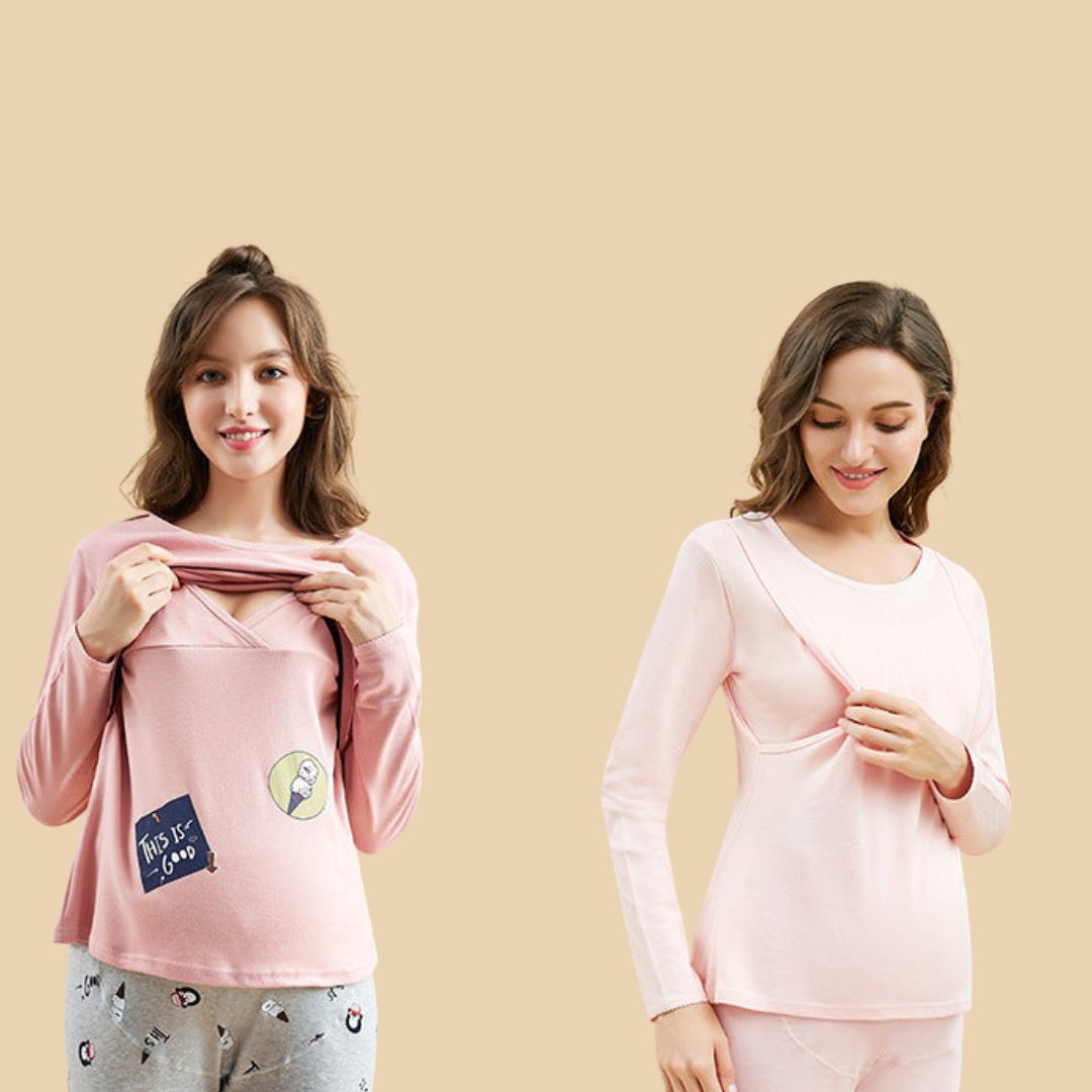 Maliben | Mama's ComFort | Feel Beautiful And Caring - Soft Maternity Dress for Home
