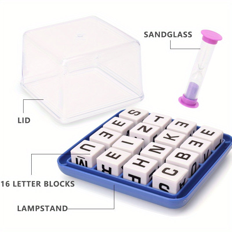 Maliben | Wordquest | Family Fun - Boggle Board Game For Family And Friends