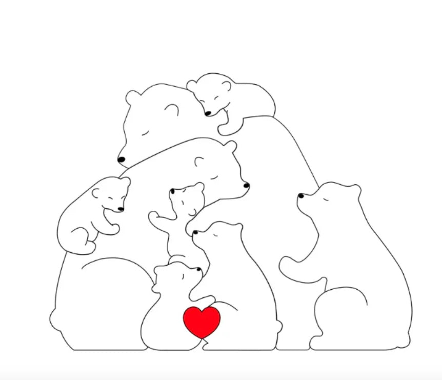 Maliben | Customizable Bear Family