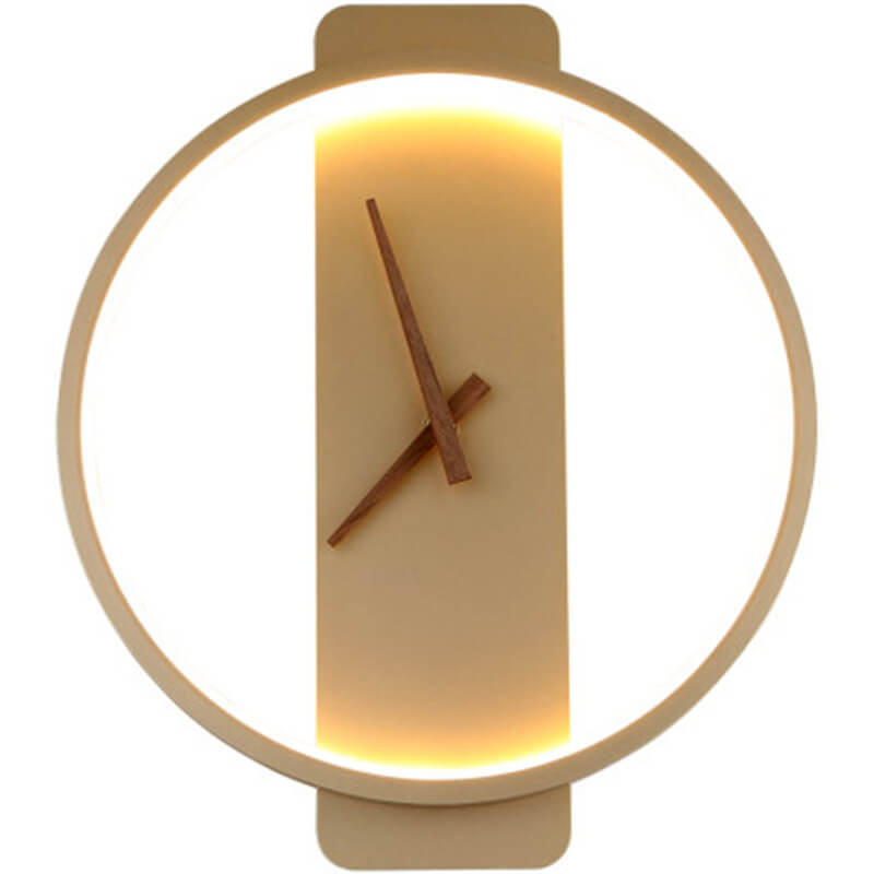 Maliben | Luxe Clock-Shaped Led Wall Lamp For Modern Interior