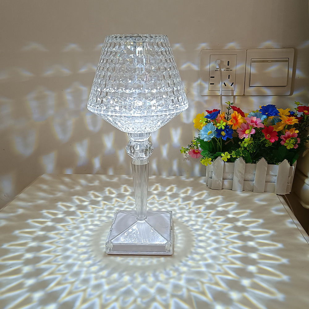 Bedroom Rose Atmosphere Decorative Table Lamp Advanced Sense Gift Nightlight