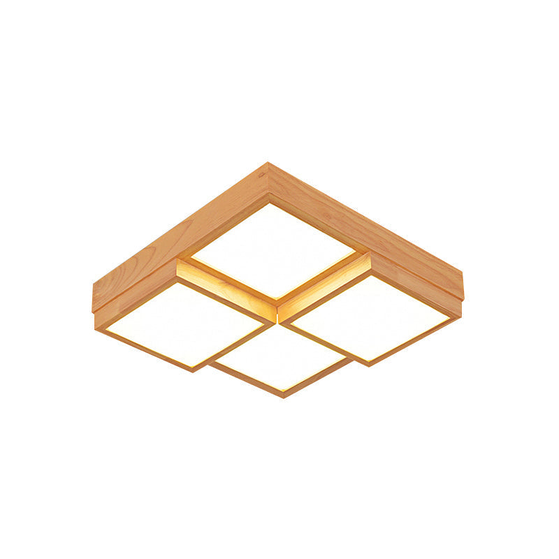Maliben | Rusticglow Pendant Light - Multiple Lights Made Of Natural Wood