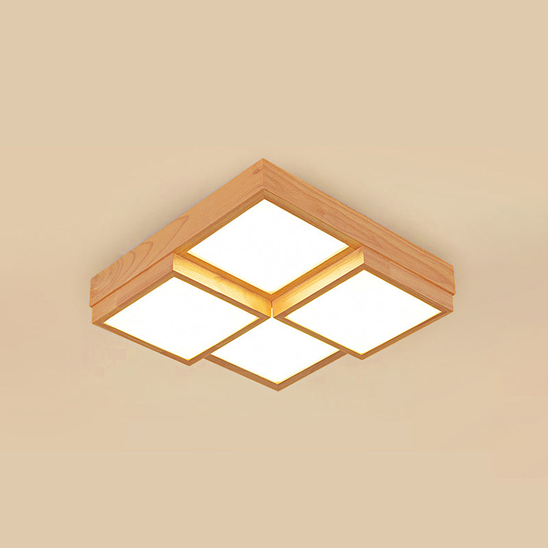 Maliben | Rusticglow Pendant Light - Multiple Lights Made Of Natural Wood