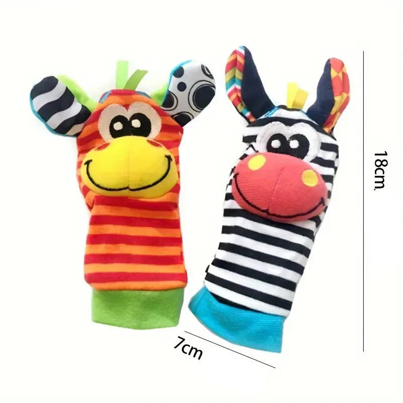 Maliben | Sensory Baby Plush Socks And Bracelet