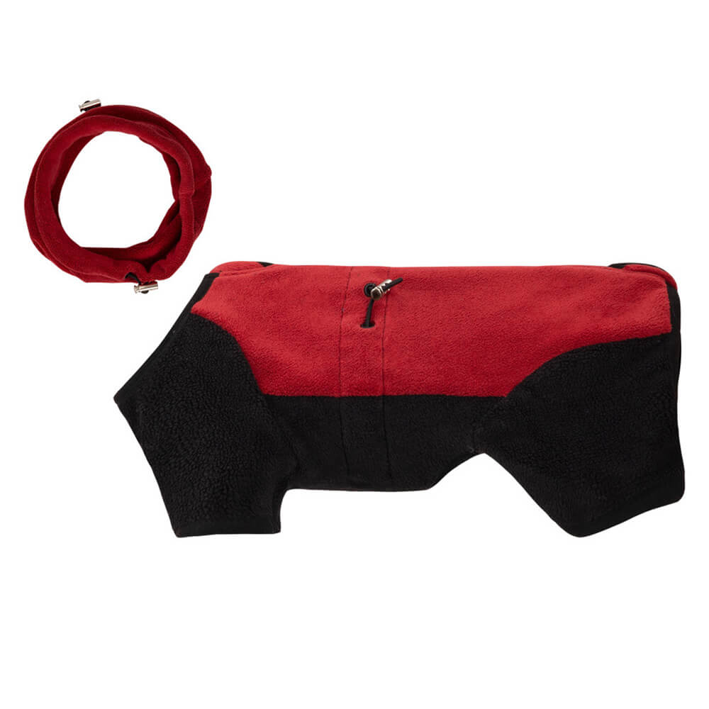 Maliben | Full Protection Polar Fleece Dog Overall with Removable Collar