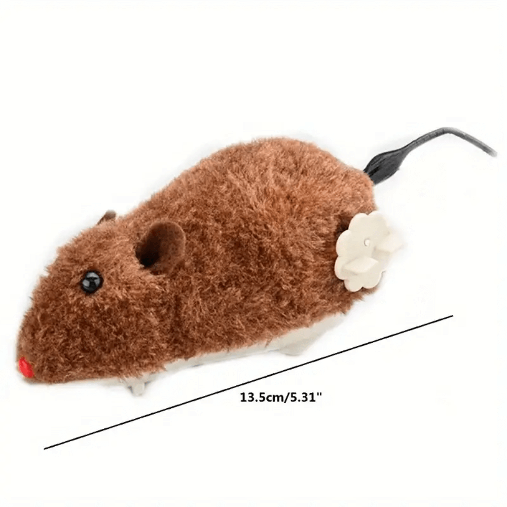 Wind-Up Interactive Cat Mouse Toy