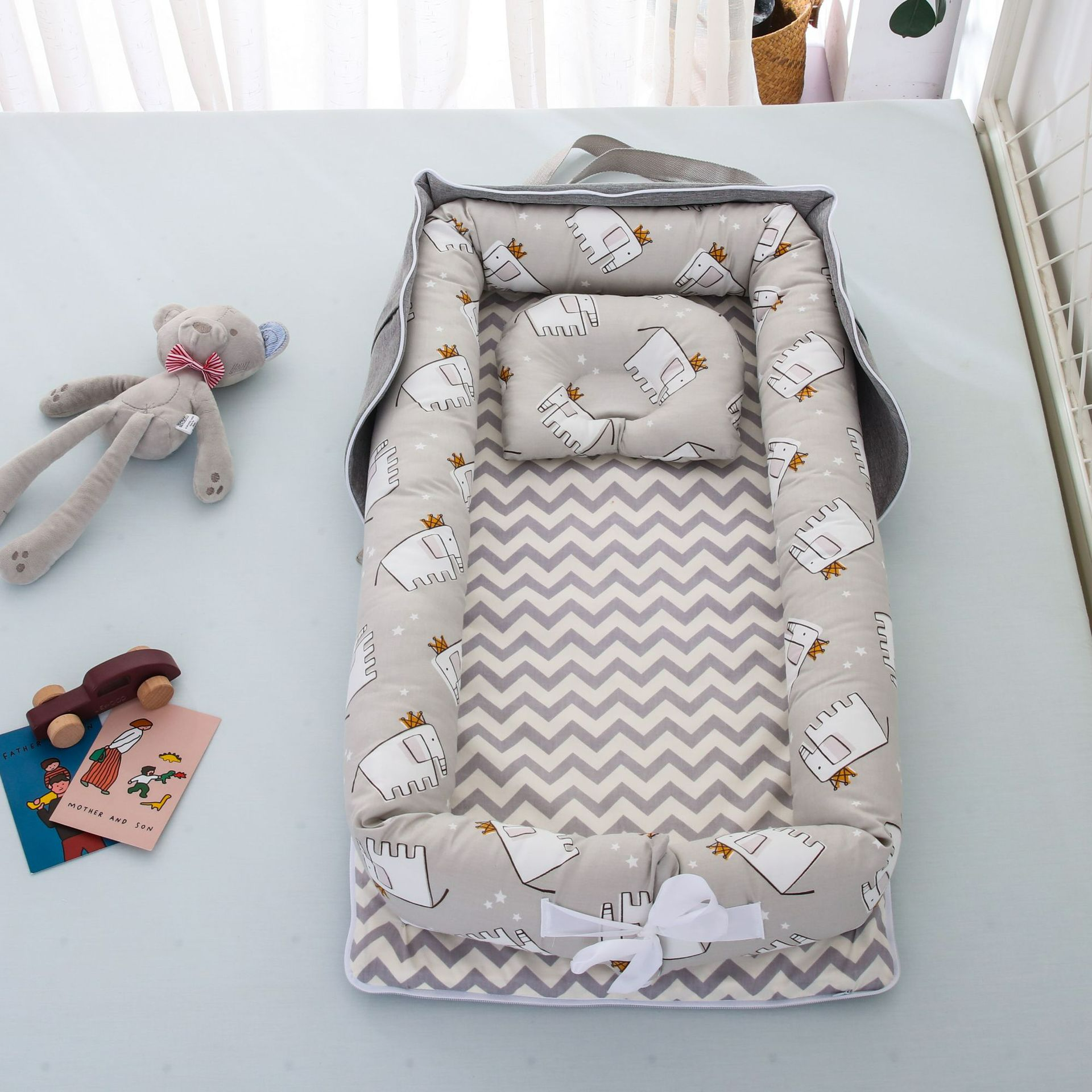 Maliben | Portable And Foldable Baby Bed With Pillow
