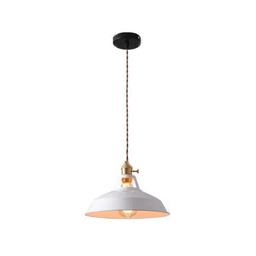 Maliben | Vintage Pastel Pendant Lamp - Metallic Elegance - Soft Ambiance