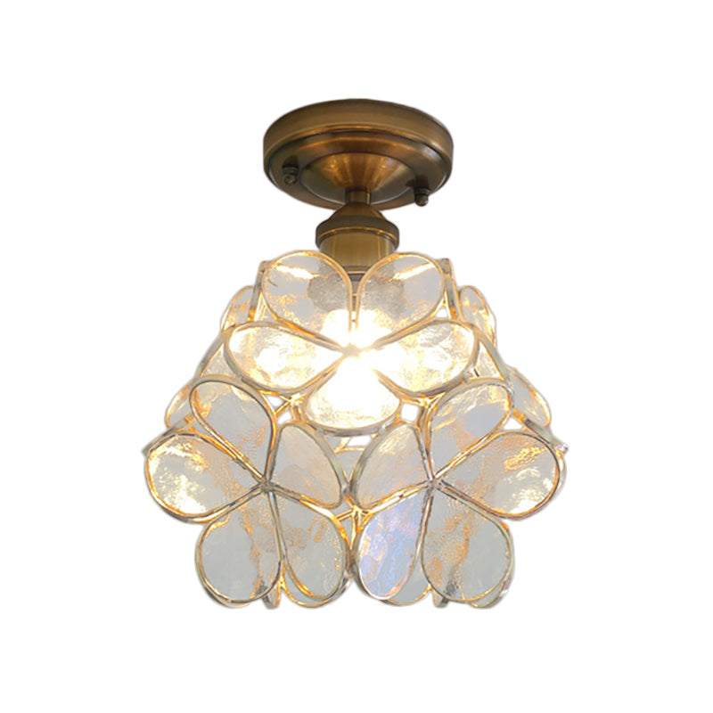 MAliben | Floralglow Retro Ceiling Light - Retro Tiffany Ceiling Light For a Enchanting Interior