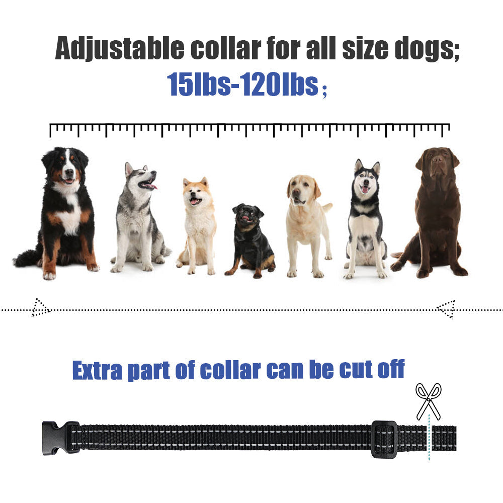 Maliben | Electric Dog Training Collar – 500m Remote Control, Waterproof IPX7, Shock, Vibration & Sound Modes