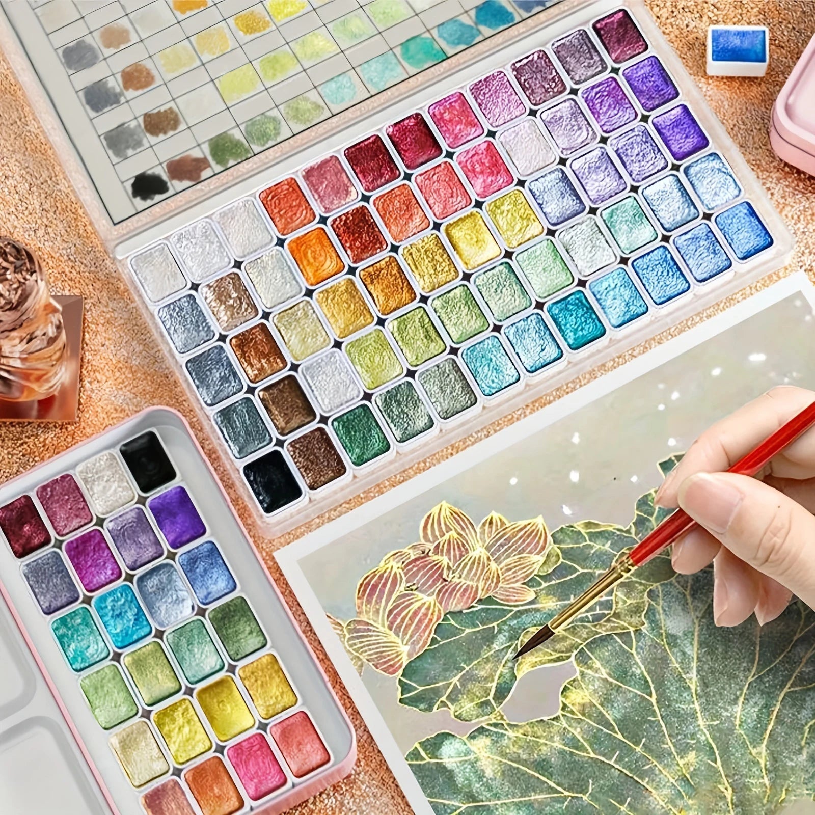 Maliben VibrantaX Art Pigment Set — Vivid Colors for Painting