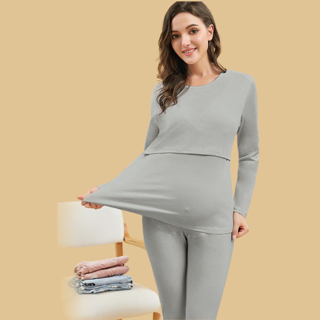 Maliben | Mama's ComFort | Feel Beautiful And Caring - Soft Maternity Dress for Home