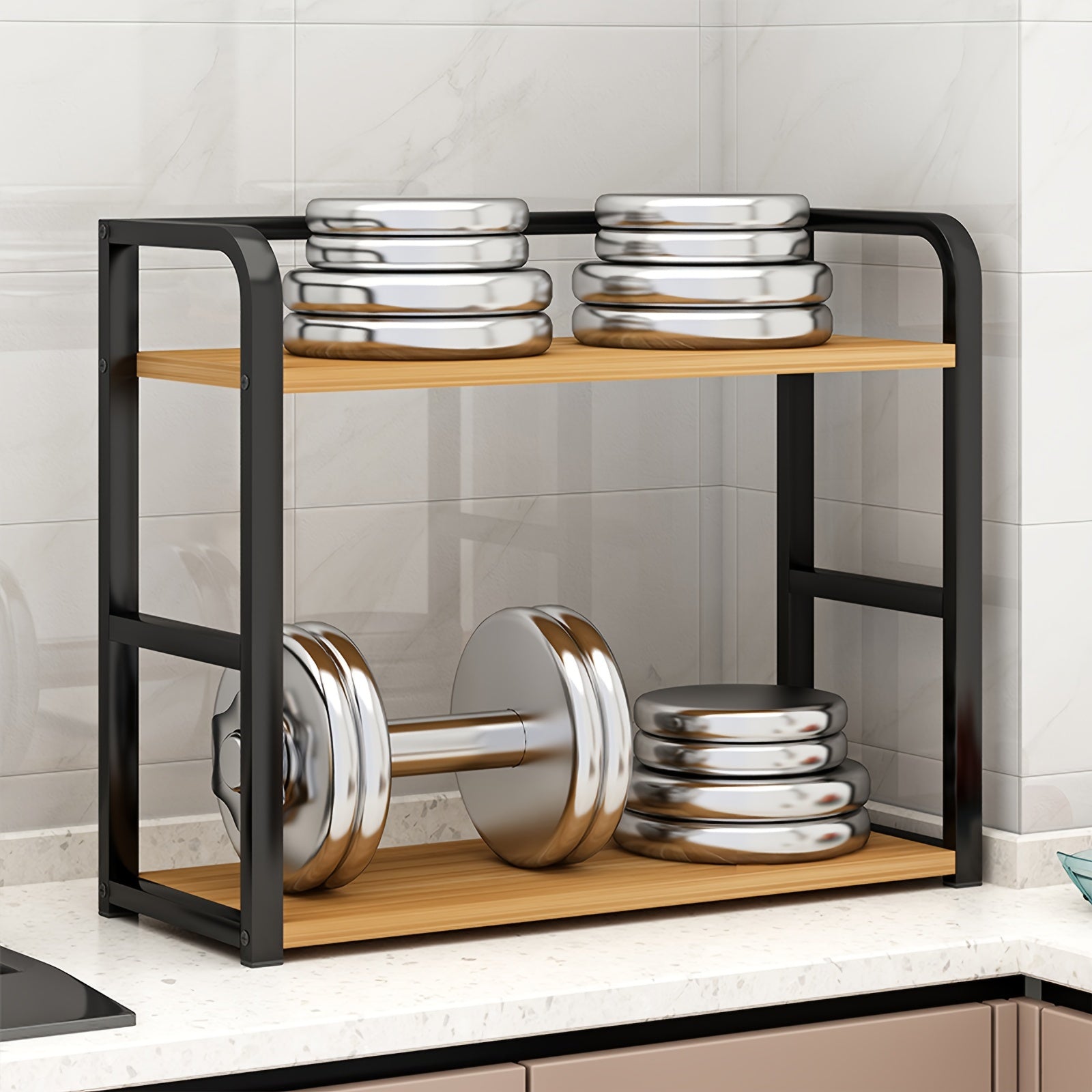 Maliben | Spicify Storage Rack - Stylish Kitchen Storage Rack Made Of Stainless Steel For Organization