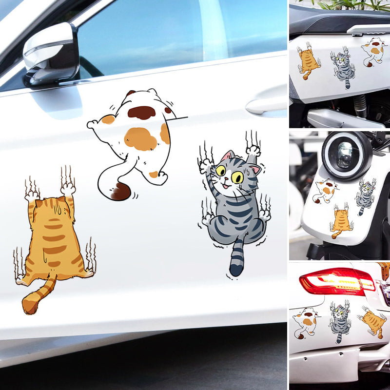 Maliben | Cute Cat Cartoon Car Sticker