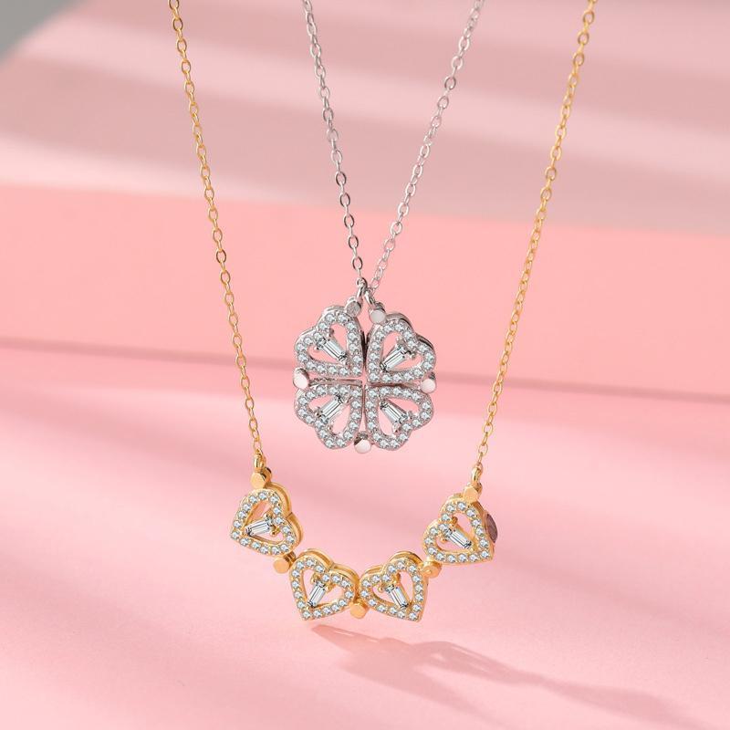 Maliben | Four-Leaf Clover Necklace For Women