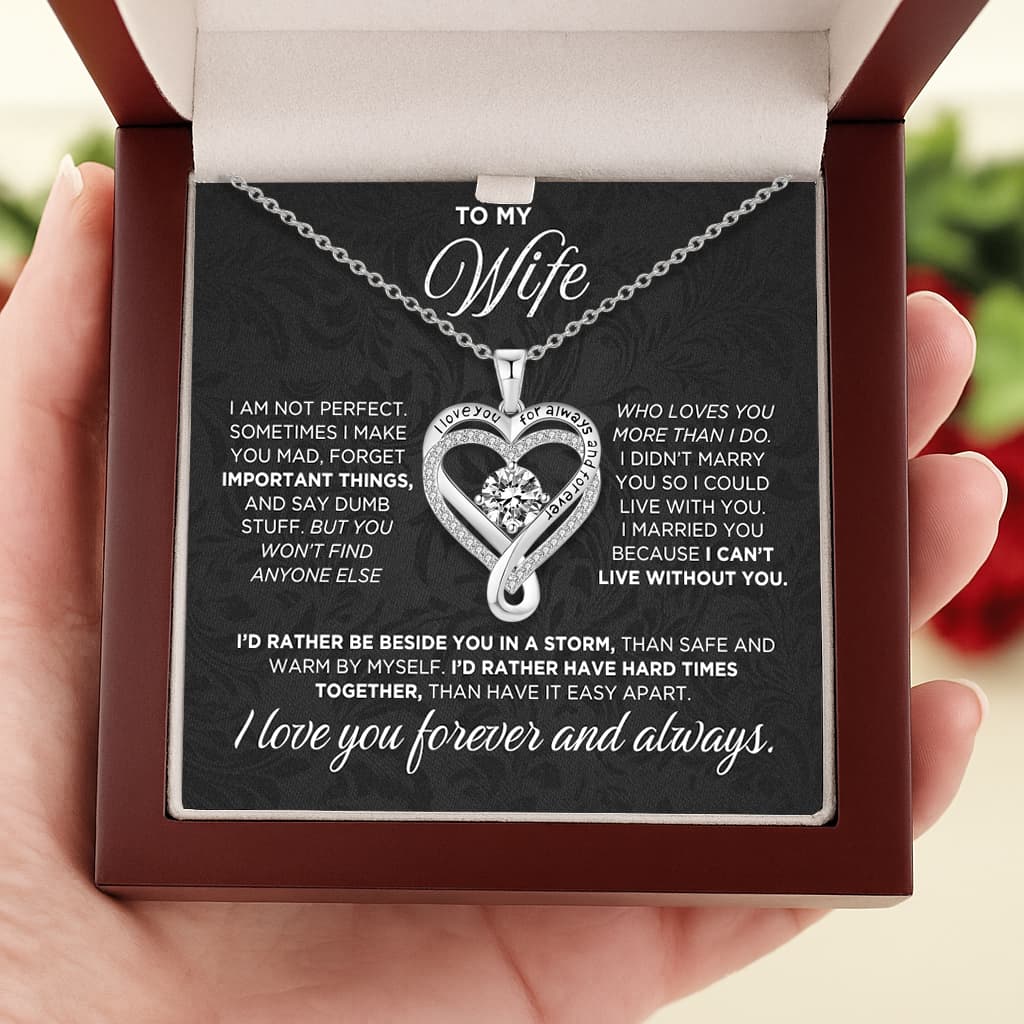 Maliben | Foreverlove | For My Wife I Will Always Love You Necklace Gift