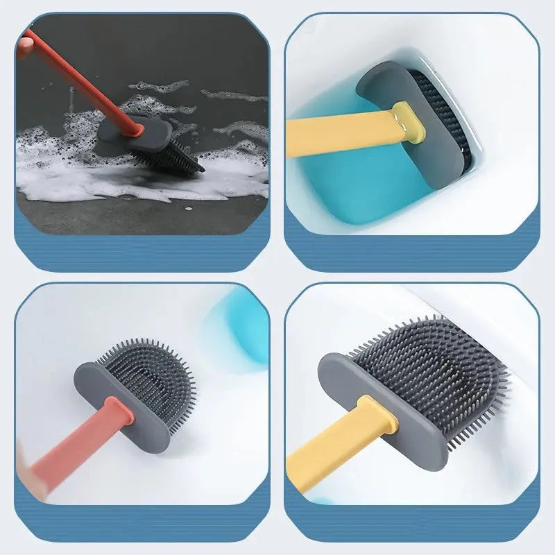 Maliben | Hygienic Silicone Toilet Brush – Deep Cleaning Without Scratches