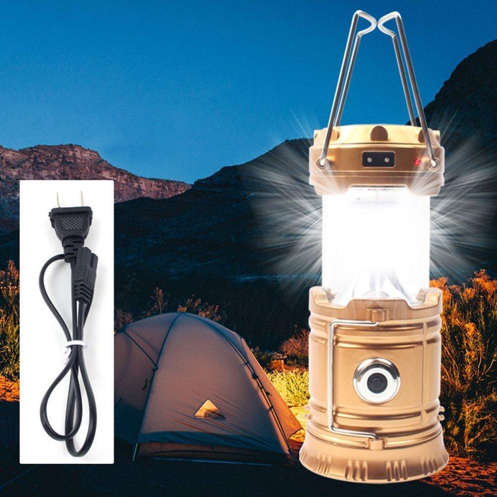 Maliben | Led Portable Camping Lantern Solar Powered Flashlight