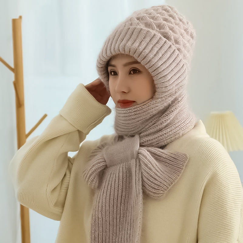 Maliben | Integrated Hearing Protection Windproof Hat Scarf