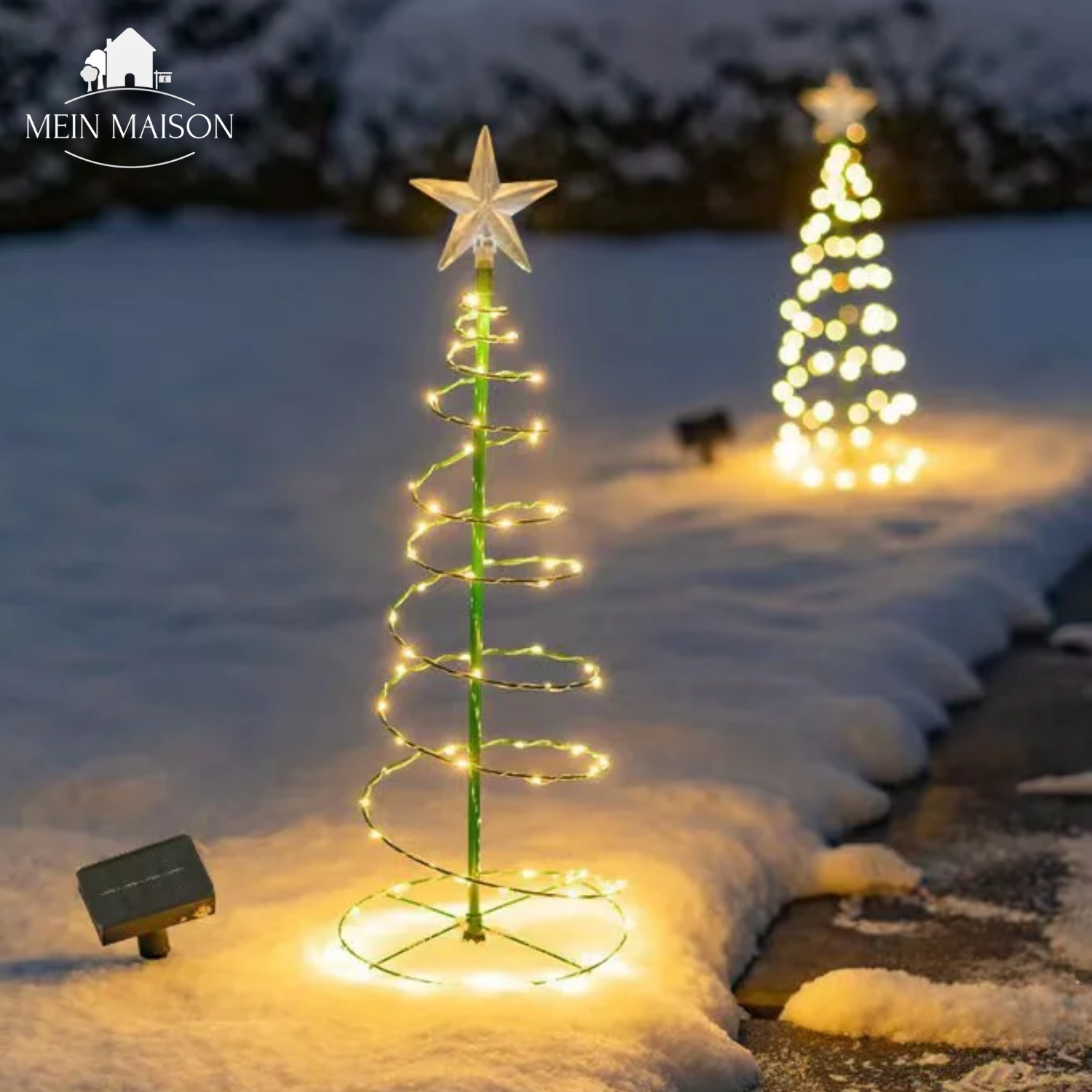 Maliben | SolarTree – The Charming Led Christmas tree Powered By Solar Energy
