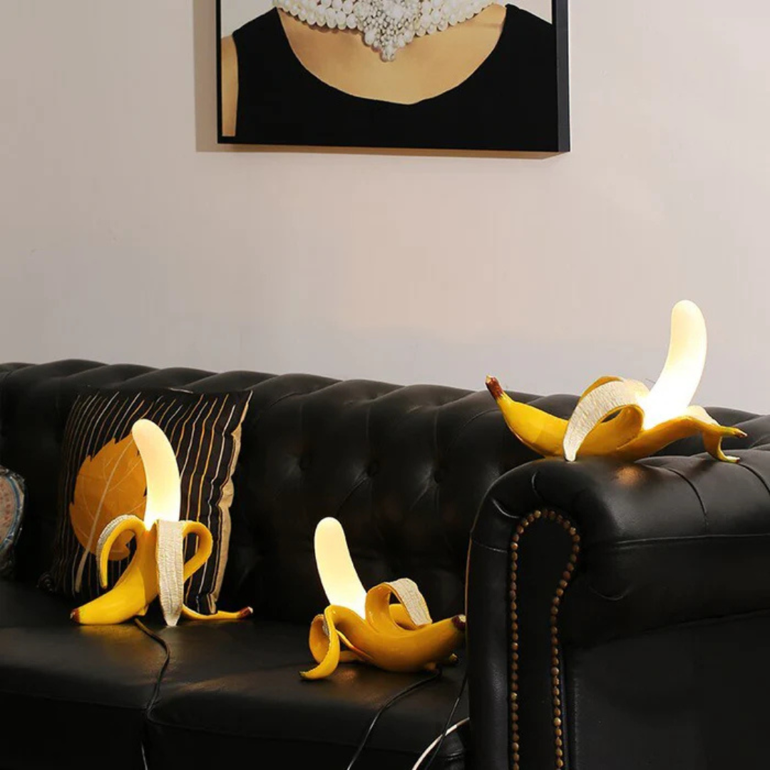 Maliben | Golden Banana Led Table Lamp