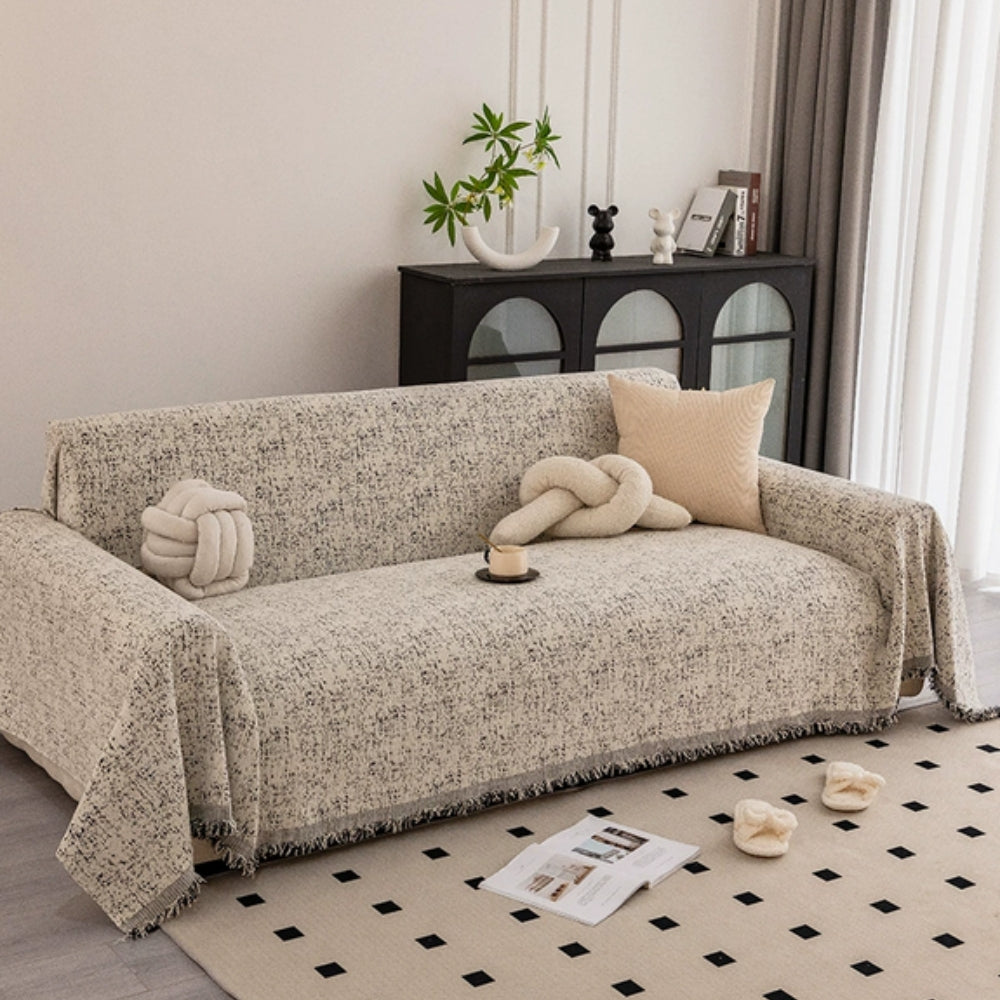 Maliben | Speckled Pattern Chenille Sofa Cover