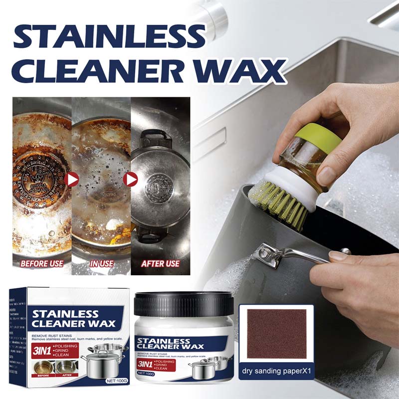 Maliben | Magic Nano Stainless Steel Cleaning Paste Wax