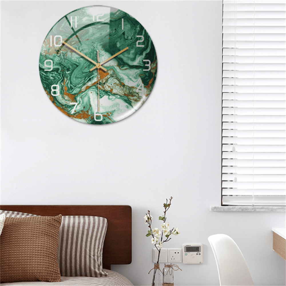 Maliben | Stylish Marble Wall Clock With Silent Mechanism