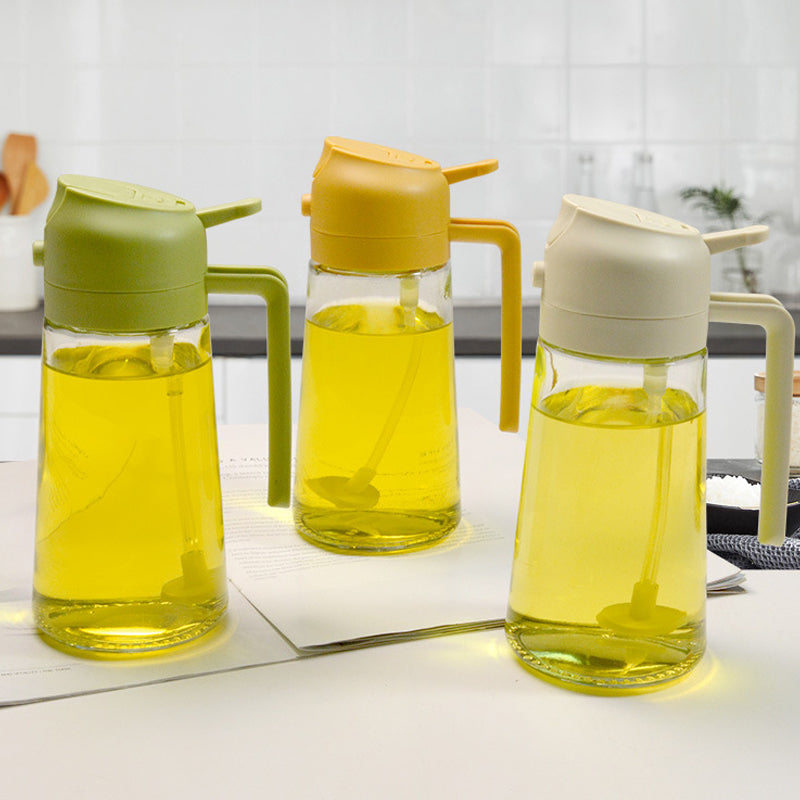 Maliben | 2-in-1 Glass Oil Sprayer and Dispenser