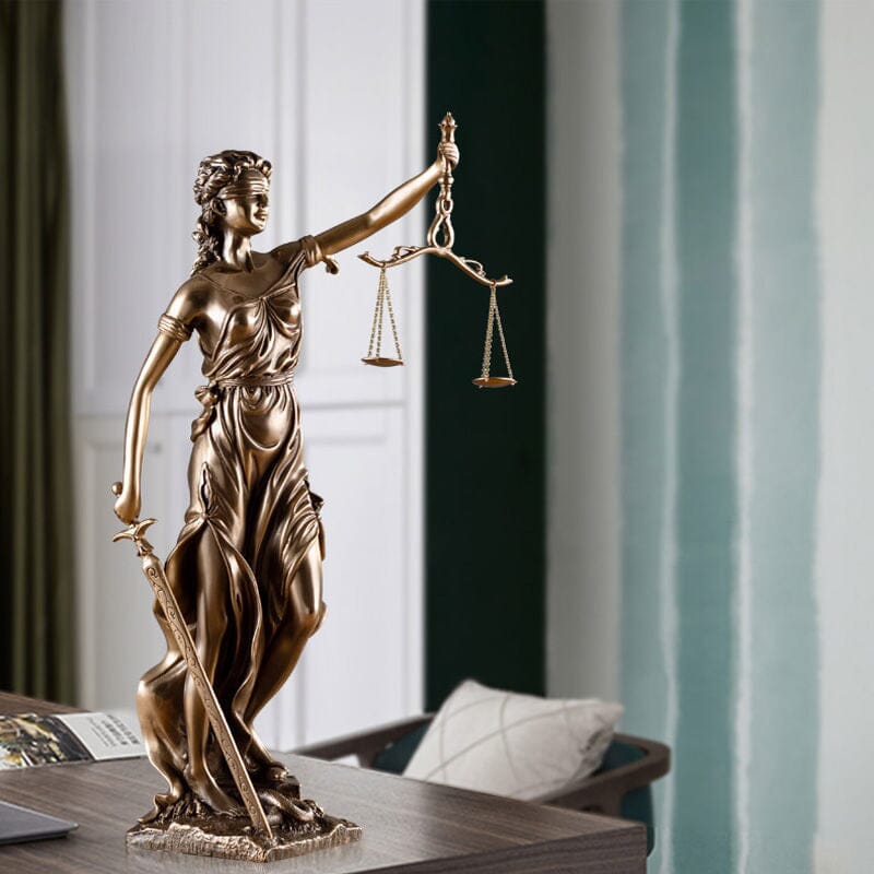 Maliben | Decorative Statue Of The Goddess Of Justice