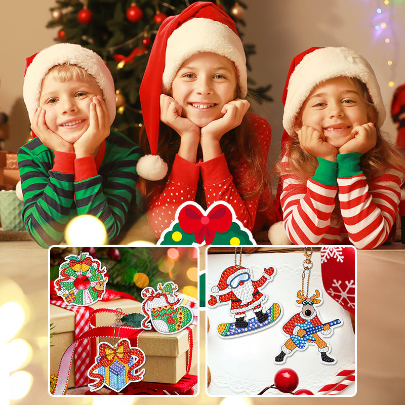 Maliben | Sparklyxmas | Festive Surprise - Diy Diamond Painting Keychain Blind Box