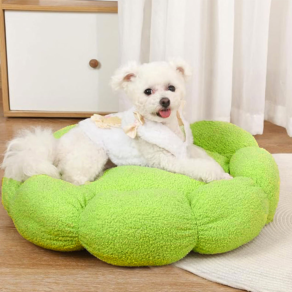Maliben | Flower Heat Full Support Washable Decoration Dog & Cat Bed