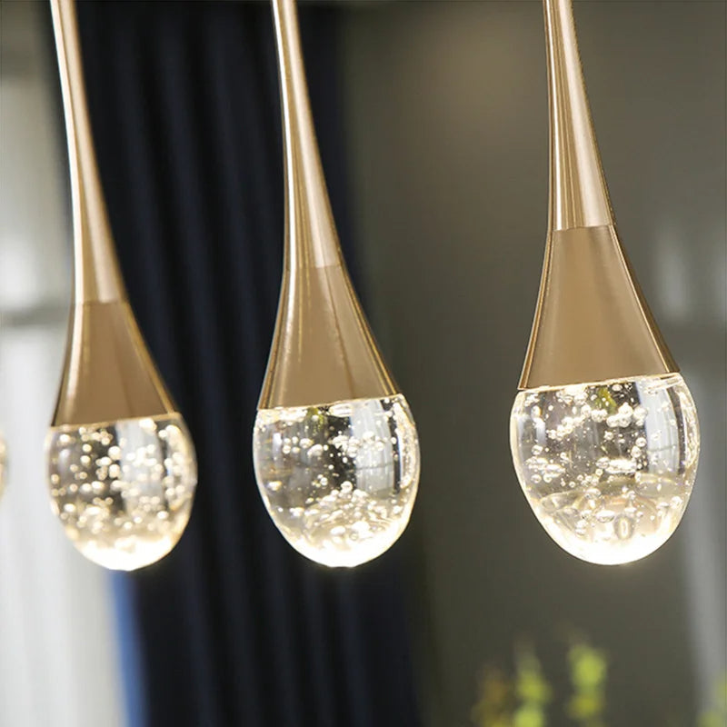 Maliben | Glass Pendant Lamp With Warm Light Glow - Vetra