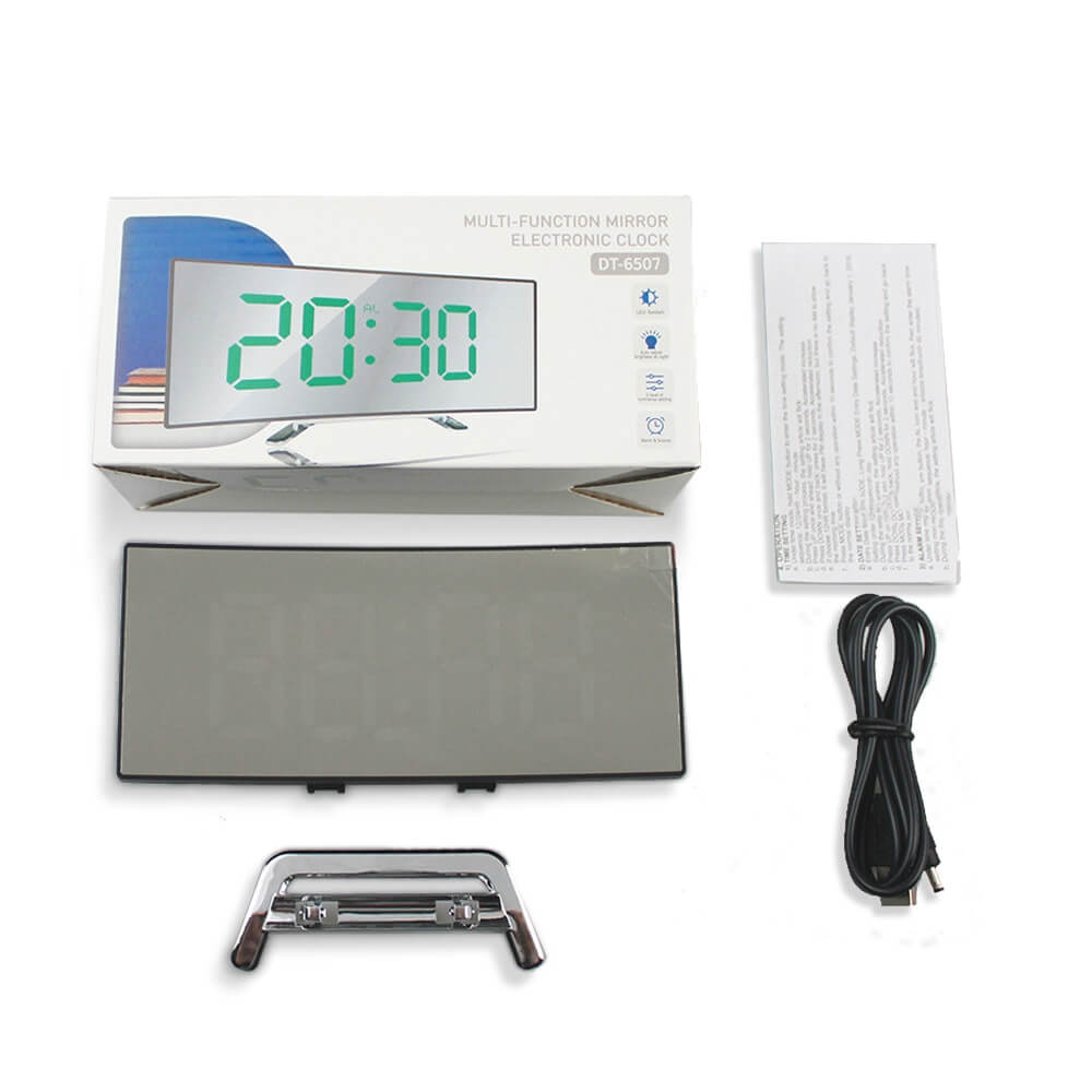 Maliben | Curved LED Digital Alarm Clock - Rass