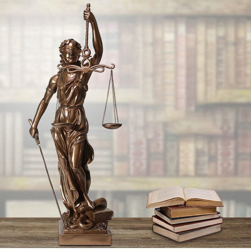 Maliben | Decorative Statue Of The Goddess Of Justice