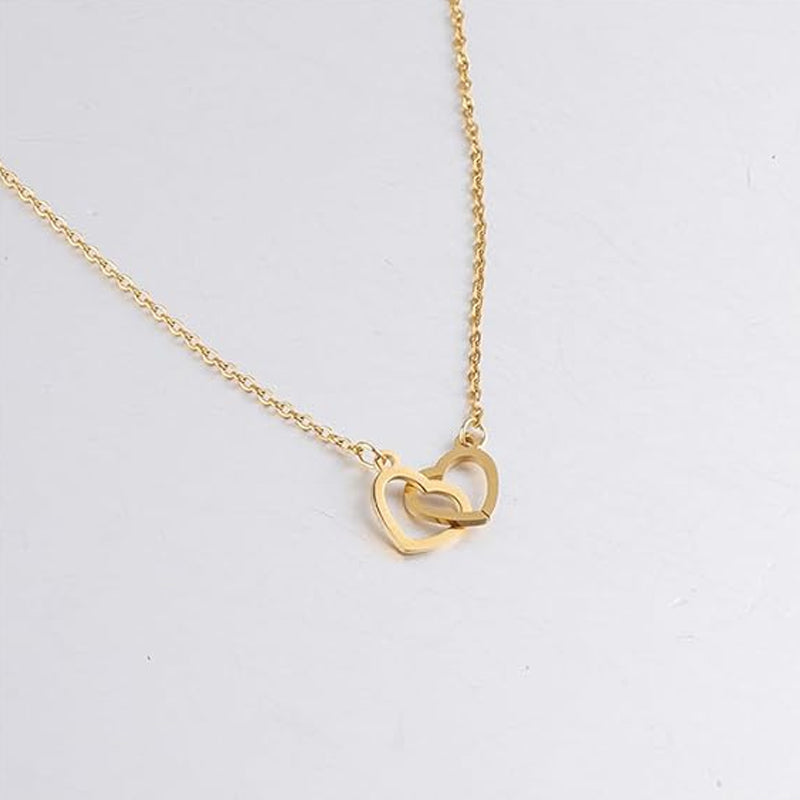 Maliben | Heart Necklace With Rotating Rose Gift Box