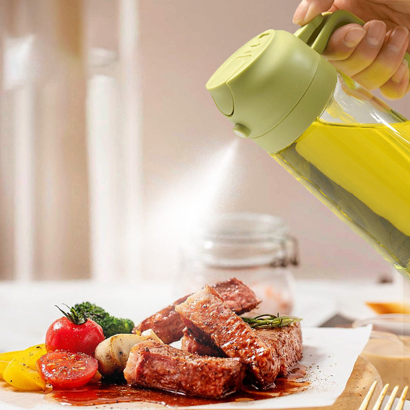 Maliben | 2-in-1 Glass Oil Sprayer and Dispenser