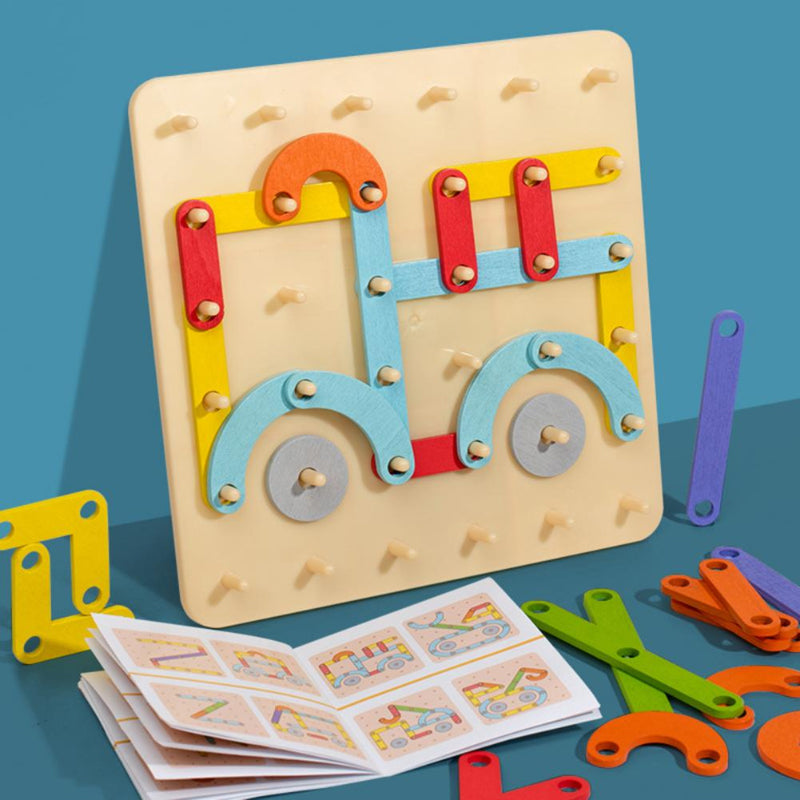 Maliben | Montessori Pegboard Puzzle