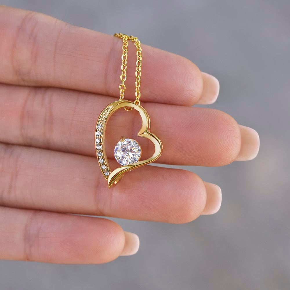 Maliben | Eternal Rose Box "To My Love" With Diamond Heart Necklace