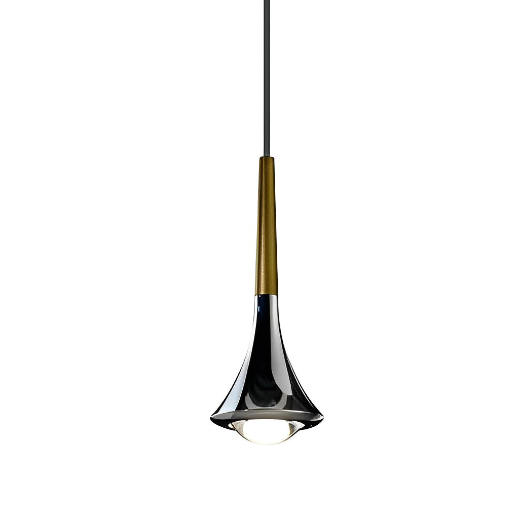 Maliben | Lumidrop Nordic Design Pendant Light | Drop Shape | Elegant Led Light For Dining Room & Living Room | In Black, Gold & Chrome