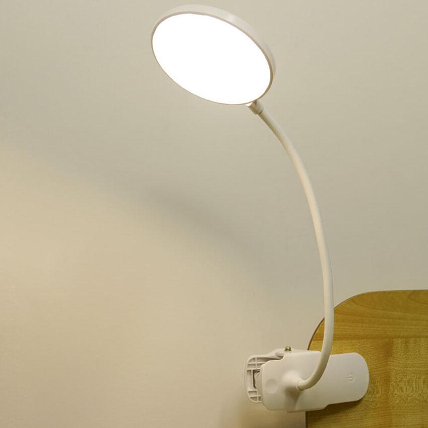 Maliben | Simple Led Clip Desk Lamp Rechargeable Eye Protection Night Light