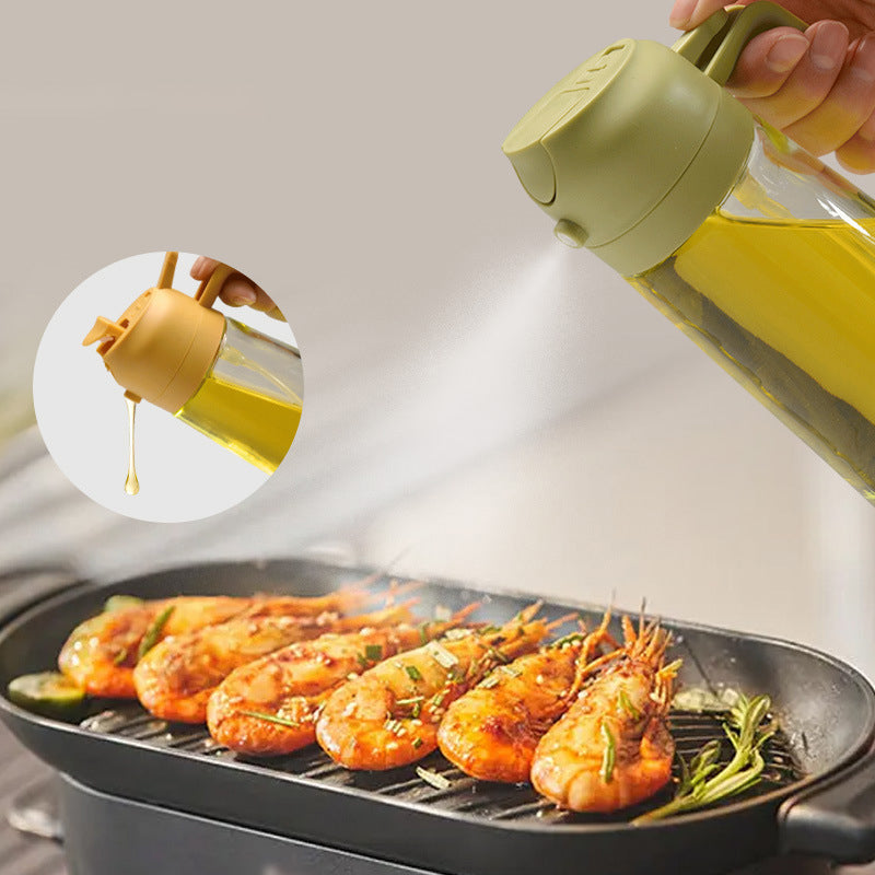 Maliben | 2-in-1 Glass Oil Sprayer and Dispenser