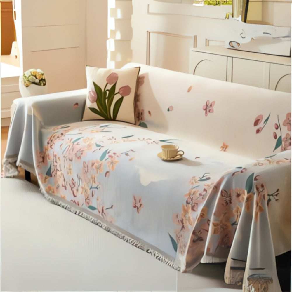 Maliben | Amara Floral Reversible Sofa Cover