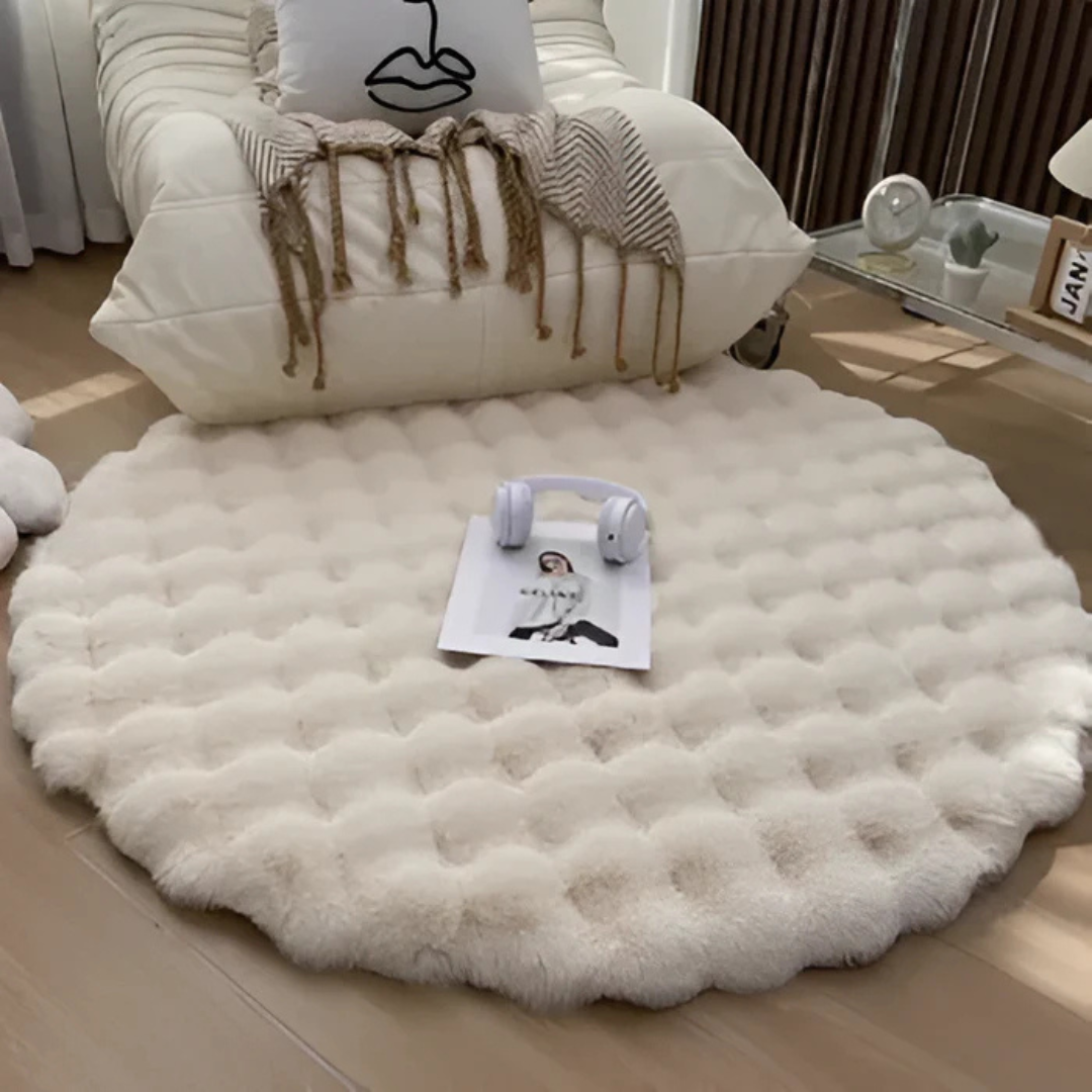 Maliben | Round Carpet 90x90 Fleece