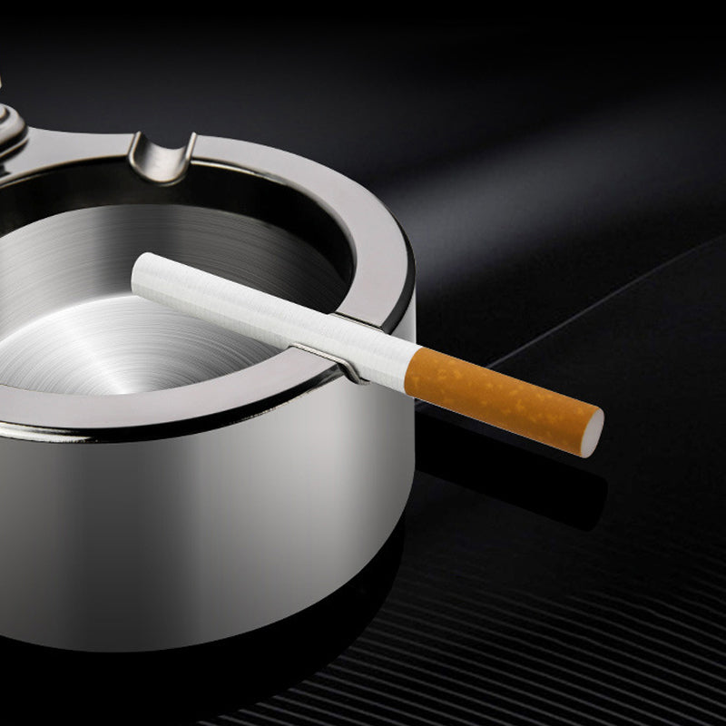 Maliben | Retro Metal Ashtray, Cigarette Lighter